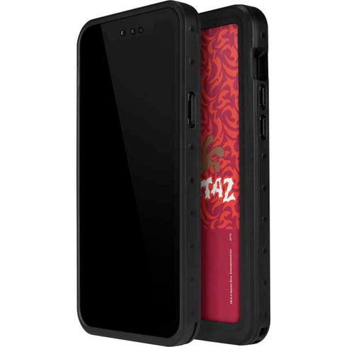 Looney Tunes Tasmanian Devil Swirl iPhone 15 Plus Waterproof Case